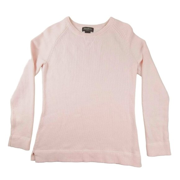 Eddie Bauer Pink Sweater Womens Pullover Size XS JH1225 - Picture 1 of 3